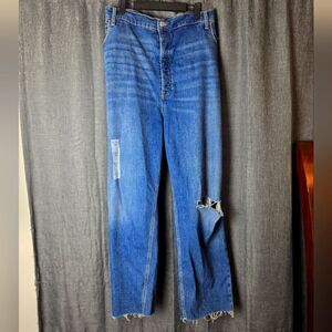 OLD NAVY Extra High-Rise Sky-Hi Straight Jeans
